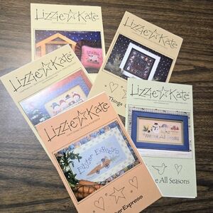 Lizzie Kate Seasonal Cross Stitch Instructions 16-28Ct Nativity Easter Christmas